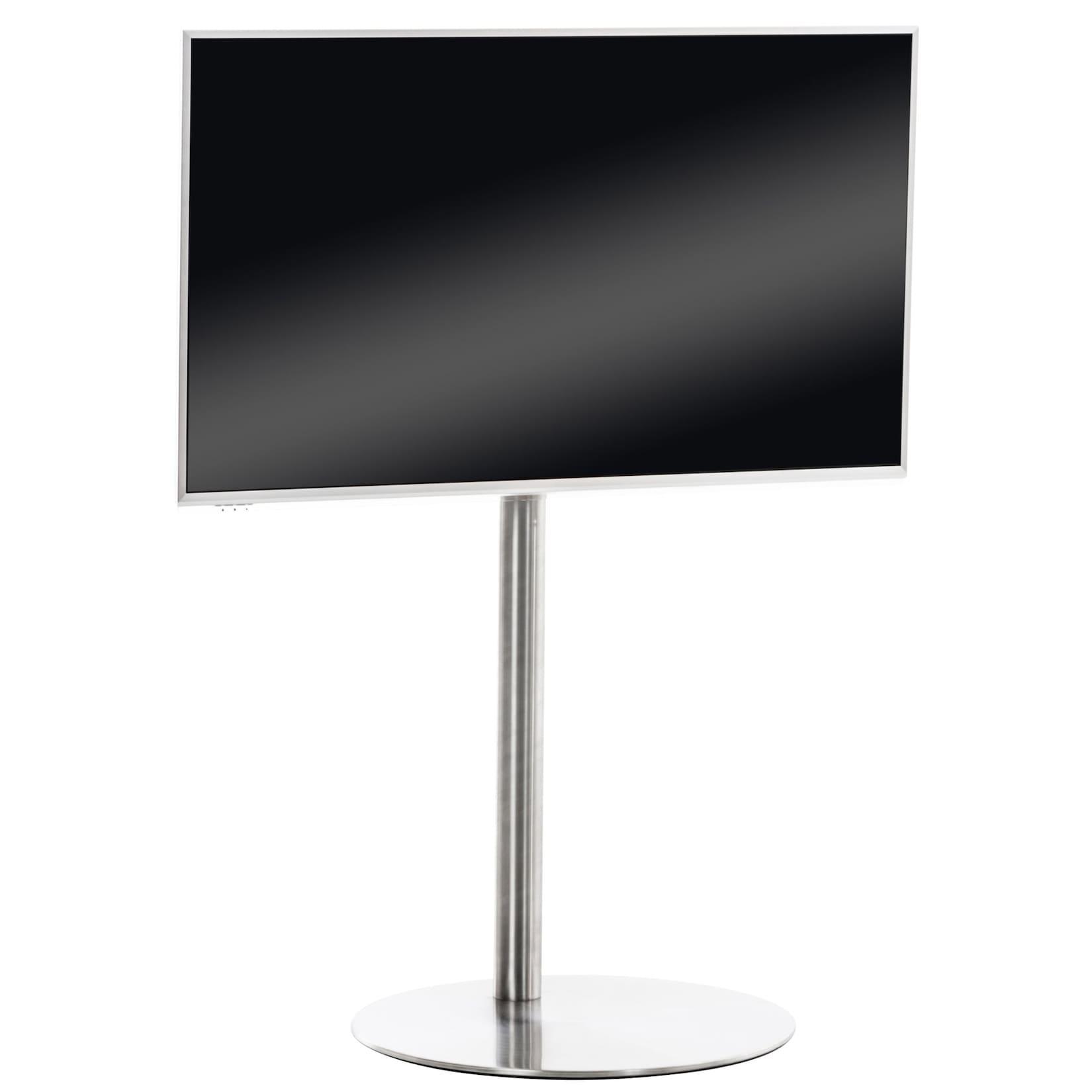 CLP TV Ständer für 55-57 Zoll VESA 100x100 bis 600x400, stabiler universal Standfuß, Fernseher belastbar bis 40KG