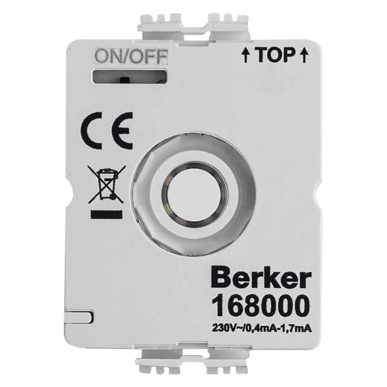 Berker LED-Modul 168000 Drehschalter,230V,mit N-Leiter (168000)