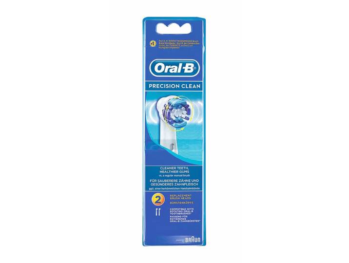 Oral-B Precision Clean 2er Ersatzzahnbürsten – Ersatzbürste/Zahnpflege Zubehör