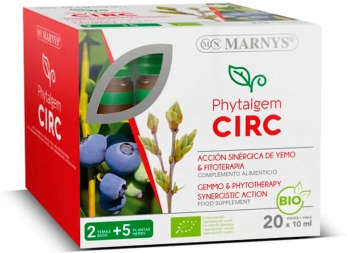 Marnys PHYTALGEM CIRC 20 Viales de 10ml Frutas del Bosque