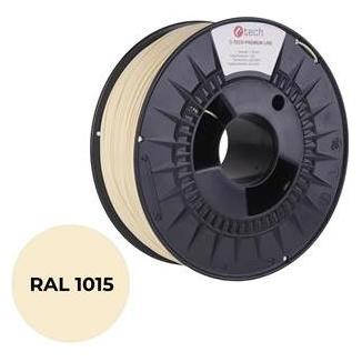 C-Tech Tisková struna (filament) PREMIUM LINE, PLA, slonová kost svÄ>tlá, RAL1015 (PLA, 1300 g, 1.75 mm) (3DF-P-PLA1.75-1015)