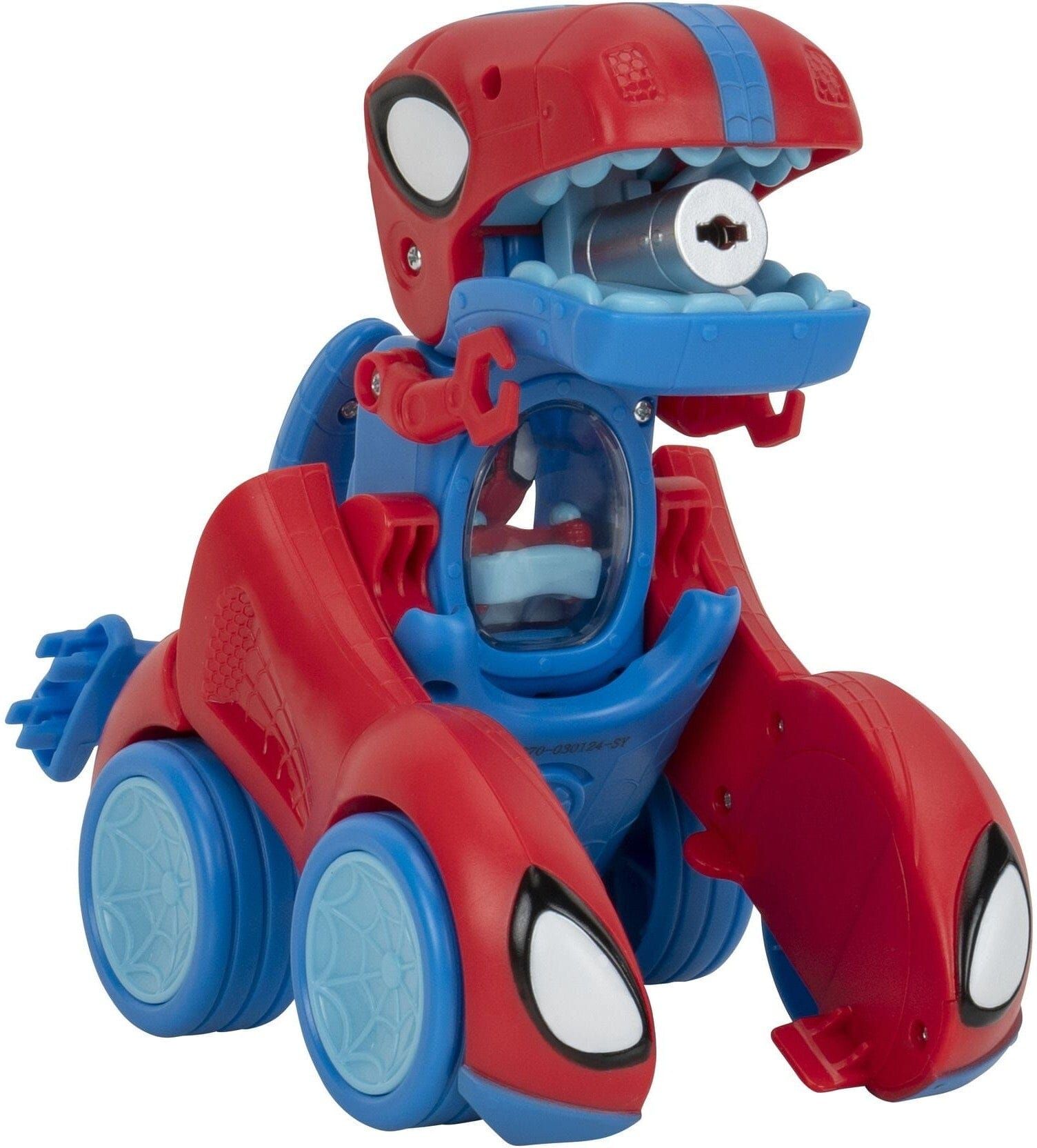 Spidey Spidey-Rex Racer Feature Vehicle by Jazwares - Dynamic Design, Interactive Elements, Durable Construction, Collector's Item