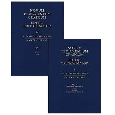 Novum Testamentum Graecum, Editio Critica Maior (Ecm) IV: Catholic Letters, Complete Set (2 Vols) (Hardcover), Gebundene Ausgabe von Institute NT