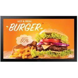 Samsung OH24B Digital Signage Flachbildschirm 61 cm (24") LCD WLAN 1500 cd/m2 Full HD Schwarz Eingebauter Prozessor Tizen 6.5 24/7
