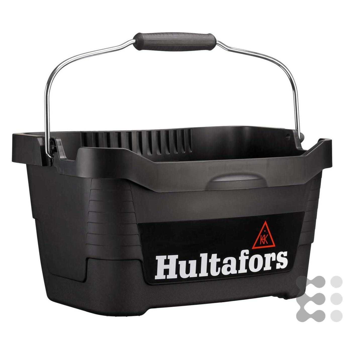 Hultafors Werkzeugeimer 15 Liter I I Hält bis zu 100kg I Ergonomisch geformter ultrastabiler Baueime (1 Teil) (590101)
