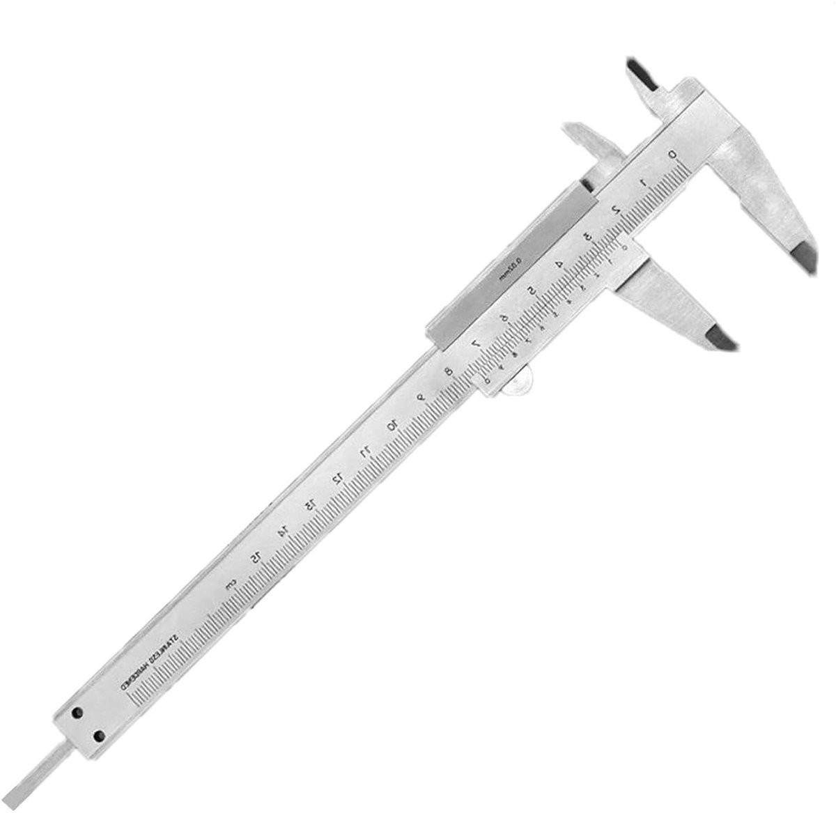 Precisie Schuifmaat van Koolstofstaal voor het meten van diameters, 0-150 mm