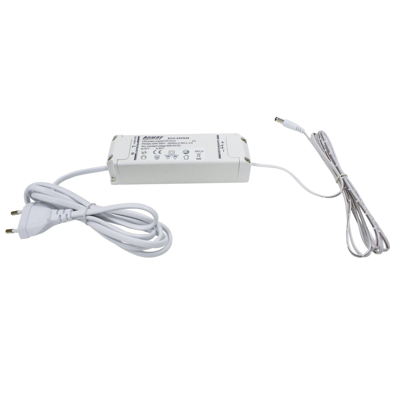 kalb Lineara Netzteil 40W 24VDC Flachnetzteil mit Anschlusskabeln