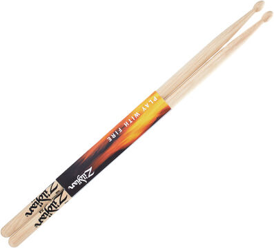 Zildjian 5A Hickory Sticks Wood Tip Natural
