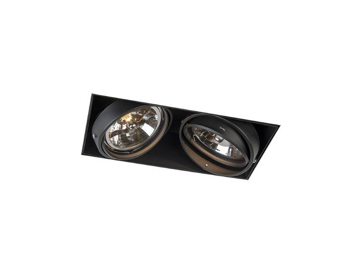Spot encastré noir orientable et rotatif AR111 - Oneon