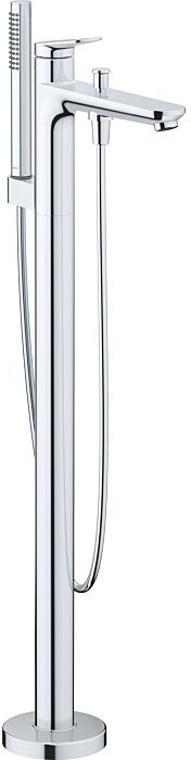 Duravit Wave Fertigmontageset WA5250000010 Unterputz-Wannenarmatur, bodenstehend, chrom