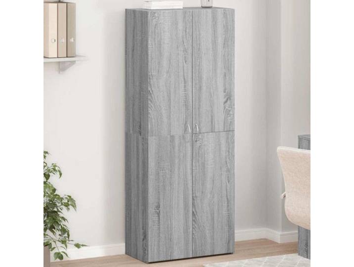 Armoire de classement sonoma gris 60x32x153cm bois d ingénierie
