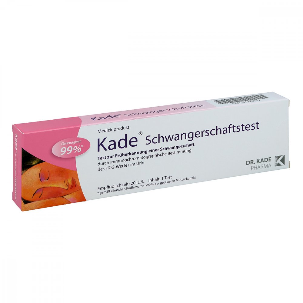 DR. KADE Pharmazeutische Fabrik GmbH Kade Schwangerschaftstest 01328317
