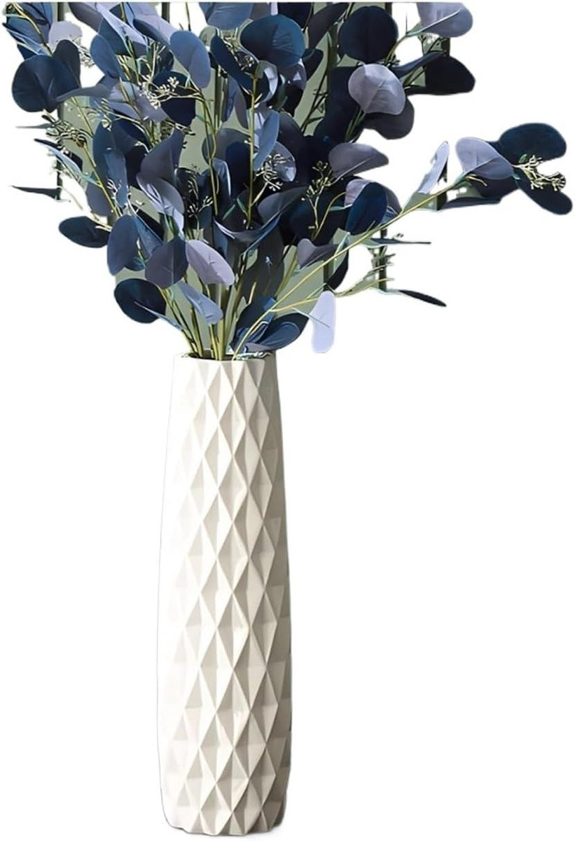 Wit Keramische Vaas - Modern Minimalistisch Decoratie