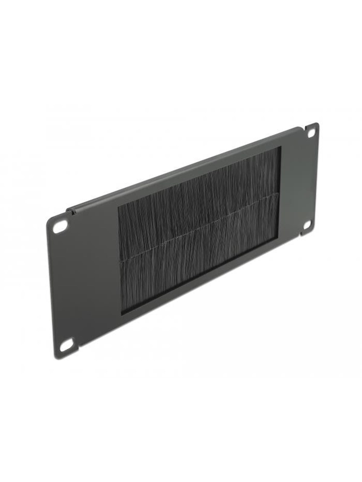 DeLOCK Cable Management Brush Strip 10" 2U Black