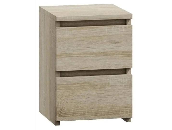 Table de chevet Topeshop M2 SONOMA avec 2 tiroirs\, chêne