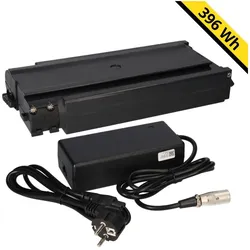 SET TranzX E-Bike Akku BL03 36V 11Ah Gepäckträgerakku 396 Wh + Ladegerät