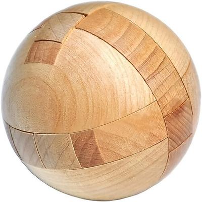 Holzpuzzle Magische Kugel Gehirn Teaser Spiel Intelligenzspiel Ball Puzzle Halloween Weihnachtsgeschenk Erntedanktagsgeschenk Weihnachtsgeschenk
