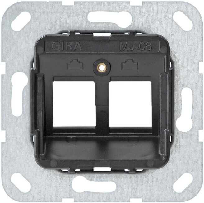 Gira Modular Jack 8 support encastré 2 fois 560800 (560800)