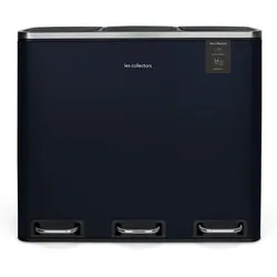 Les Collectors Mülleimer 3 Fächer 54L N°986 Dunkelblau