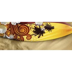 framsohn Strandtuch Liegetuch 'Surfboard' 80 x 180 cm #