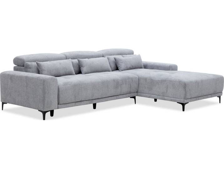 Ecksofa ARAGON 288 x 200 cm Grau