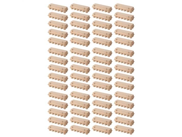 Cartons d'œufs en carton ABWR-60PCS, Cartons d'œufs en pâte de papier vierge, une douzaine de Cartons d'œufs, plateau vide, porte-œufs en pulpe