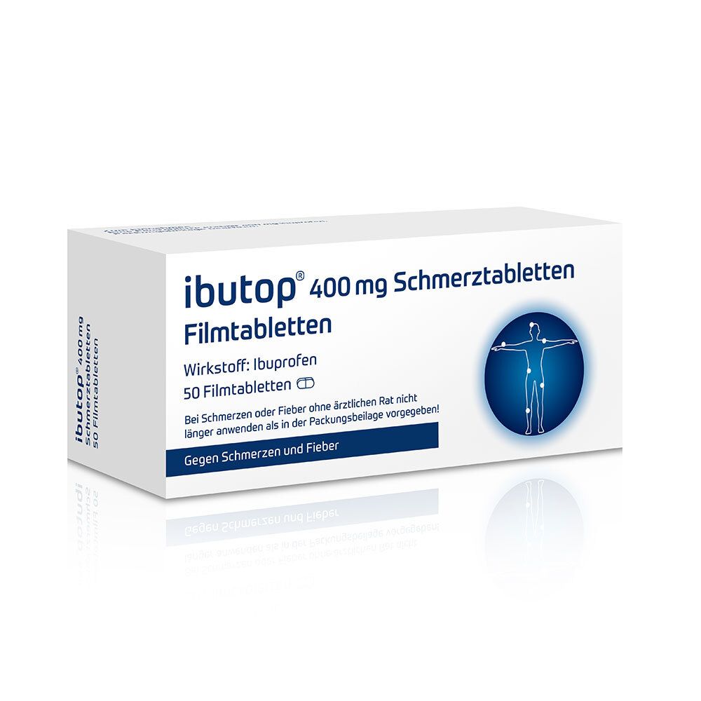 Ibutop 400 mg Schmerztabletten Filmtabletten 50 St