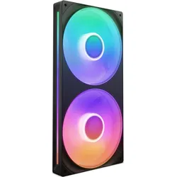 NZXT F Series F280 RGB Core Single-Frame Fan Unit, Matte Black, schwarz, LED-Steuerung, 280mm