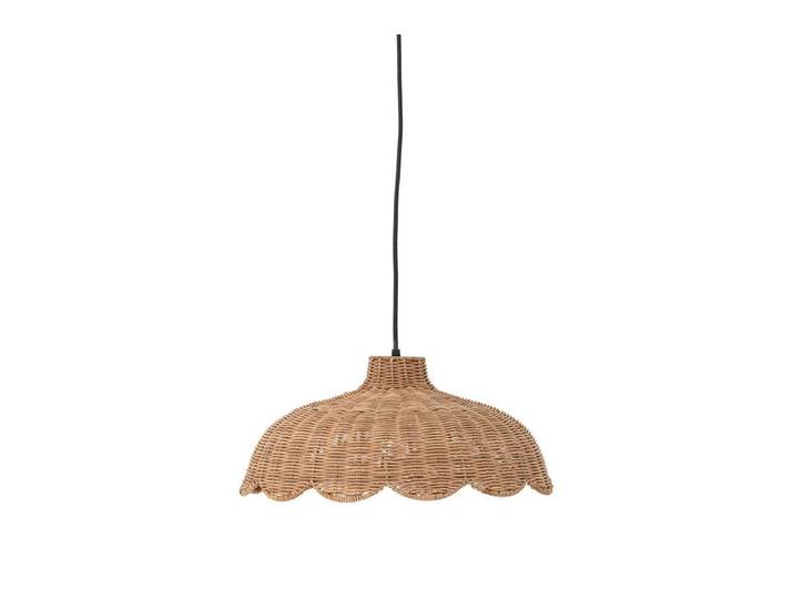 Pendelleuchte Nusa – Geflochtenes Rattan in natürlicher Form - Naturton - Luxusbetten24