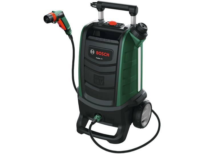 Akku-Druckreiniger BOSCH HOME & GARDEN Fontus 18V , grün, B:64cm H:25cm L:34cm, Hochdruckreiniger, Akku-Druckreiniger, ohne Akku und Ladegerät