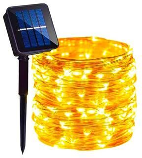 Uplift Picks Four Pack Solar Fairy String Lights For Bright Outdoor Celebrations Decor warm (1 Pc) 40 M 400 Led
