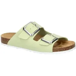 LICO Damen Pantolette Bioline Lady Style, Größe 37 in Grün Grün