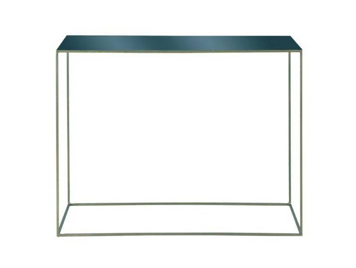 Console métal bleu