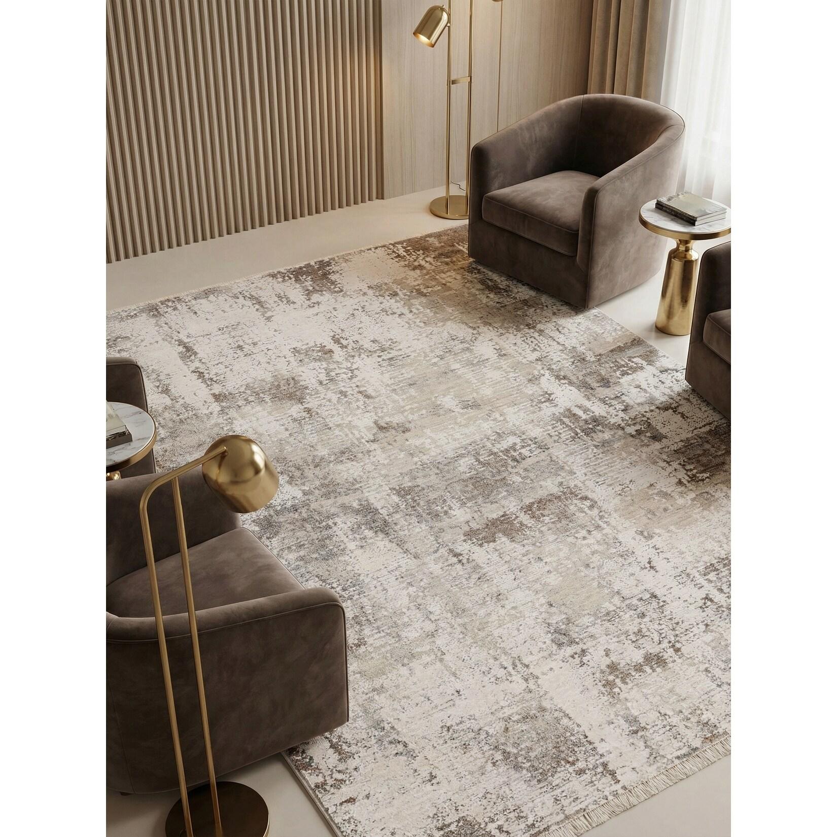 Teppich SIENA-Arbia, abstrakt, Beige, 200 x 300 cm
