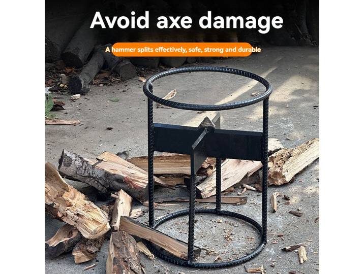 Séparateur de bûches manuel pour bois de chauffage, acier pur rapide, sûr et efficace, outil de forgeage à un mot