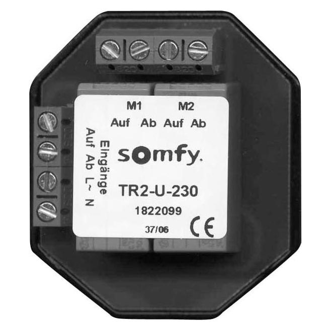 somfy Trennrelais TR2-U-230 Up f. Zwei Antriebe Trennrelais Jalousie 3660849545444 (1822099)