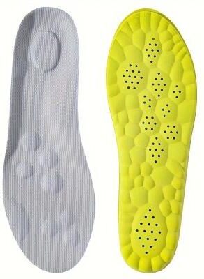 Uplift Essentials High Elasticity Latex Orthotic Sport Insoles green 11 12