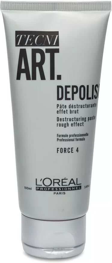 L'Oréal Professionnel - Tecni.Art Depolish Destructuring Paste Rough Effect, Fix Design Tecni Depolish Spray, 100  ml