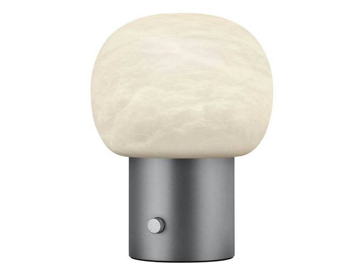 Iris LED Lampe de Table Alabaster Gunmetal - Blomus - Salon / séjour - Aluminium