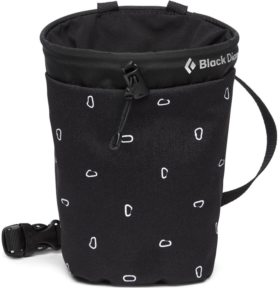 Black Diamond gym chalk bag saco magnesio Negro (M-L)