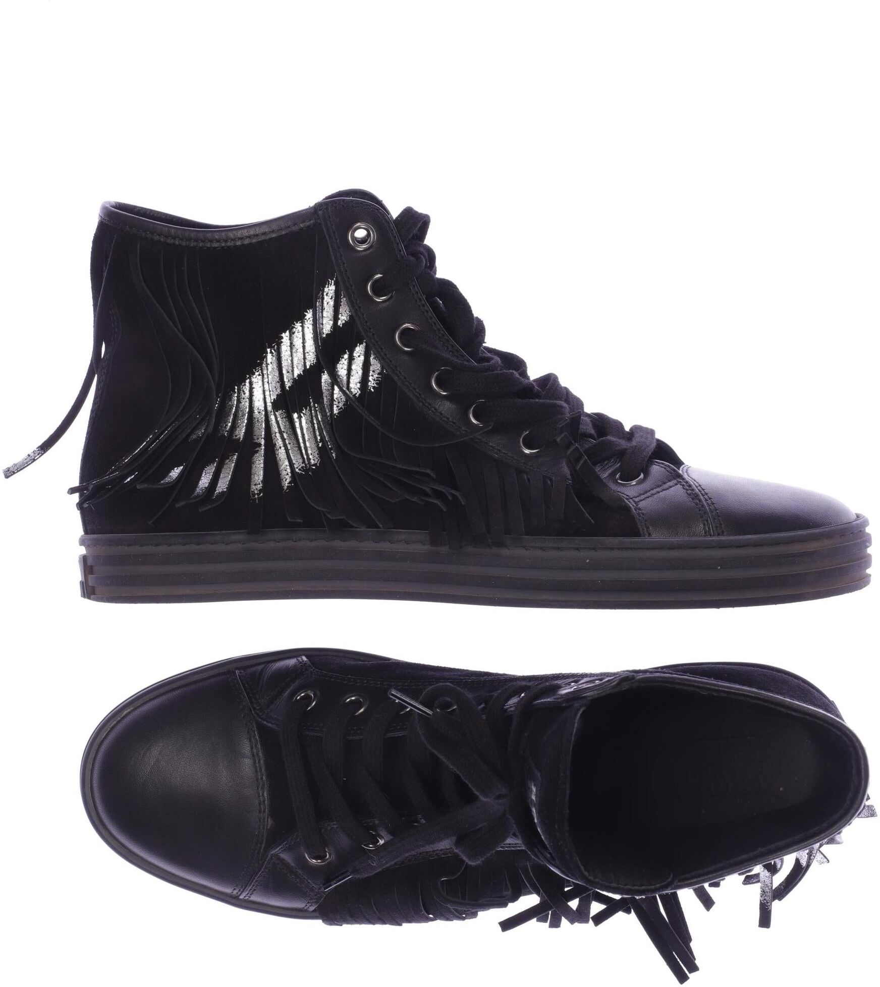 Hogan Damen Sneaker, Schwarz, Gr. EU 38, kein / Etikett - Second Hand