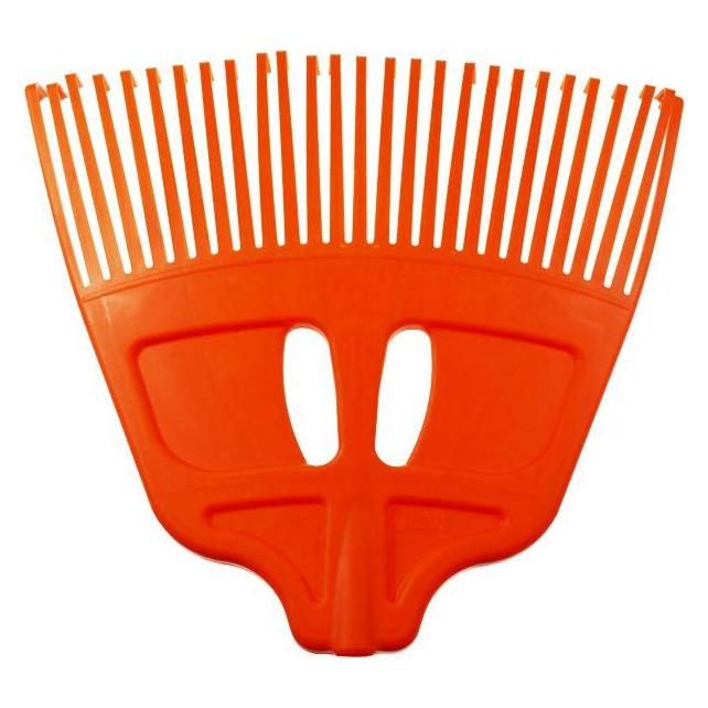 Rampa Grabie Plastikowe Do Liści Pomarańczowe Nieoprawione XL (RG4-P)