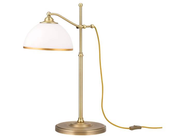 Tischlampe Old Lamp Altmessing Stahl H 25 cm - Tischlampe