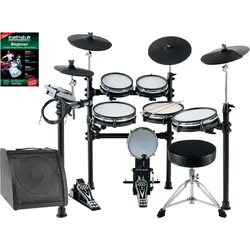 XDrum DD-530 Mesh Heads E-Drum Maxi Live Kit mit Drum-Monitor und Hocker