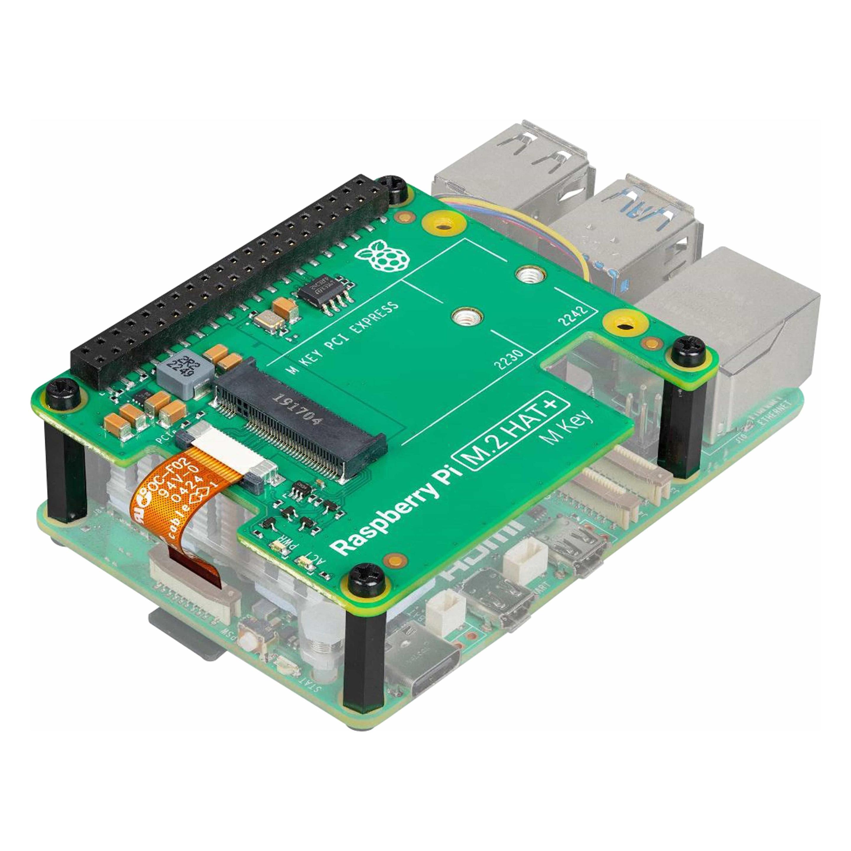 Raspberry Pi Official M.2 HAT+ for 5 (SC1166)