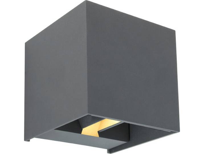 Globo Lighting Außenleuchte Aluminium Druckguss anthrazit, 2x LED