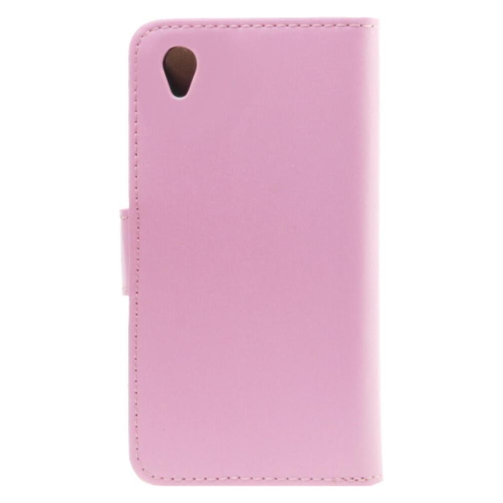 Slim Leder Book Case für Sony Xperia Z3 - rosa (Sony Xperia Z3) (25445189)