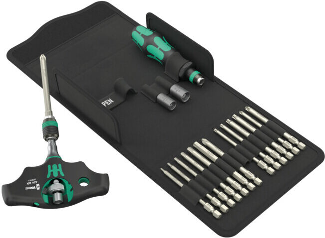 Kit de tournevis Wera Kraftform Kompakt 400 RA SHK, 19 pièces (05136072001)