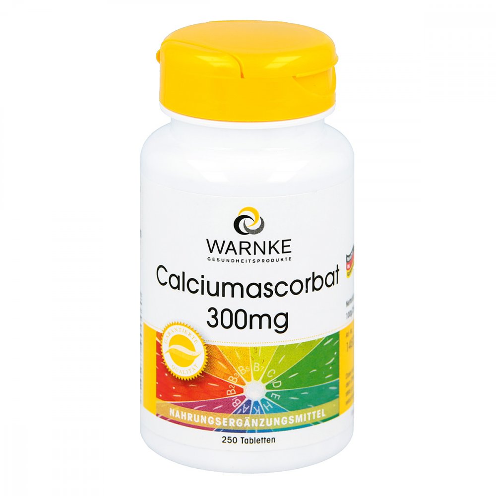 Warnke Vitalstoffe GmbH Calciumascorbat 300 mg Tabletten 02530914