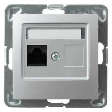 Ospel Infiltratas kompiuterinis infiltravimas Vienkartinė infiltracija RJ45 kat.5e sidabrinius (GPK-1Y/K/m (CAT5e) (GPK-1Y/K/m/18)